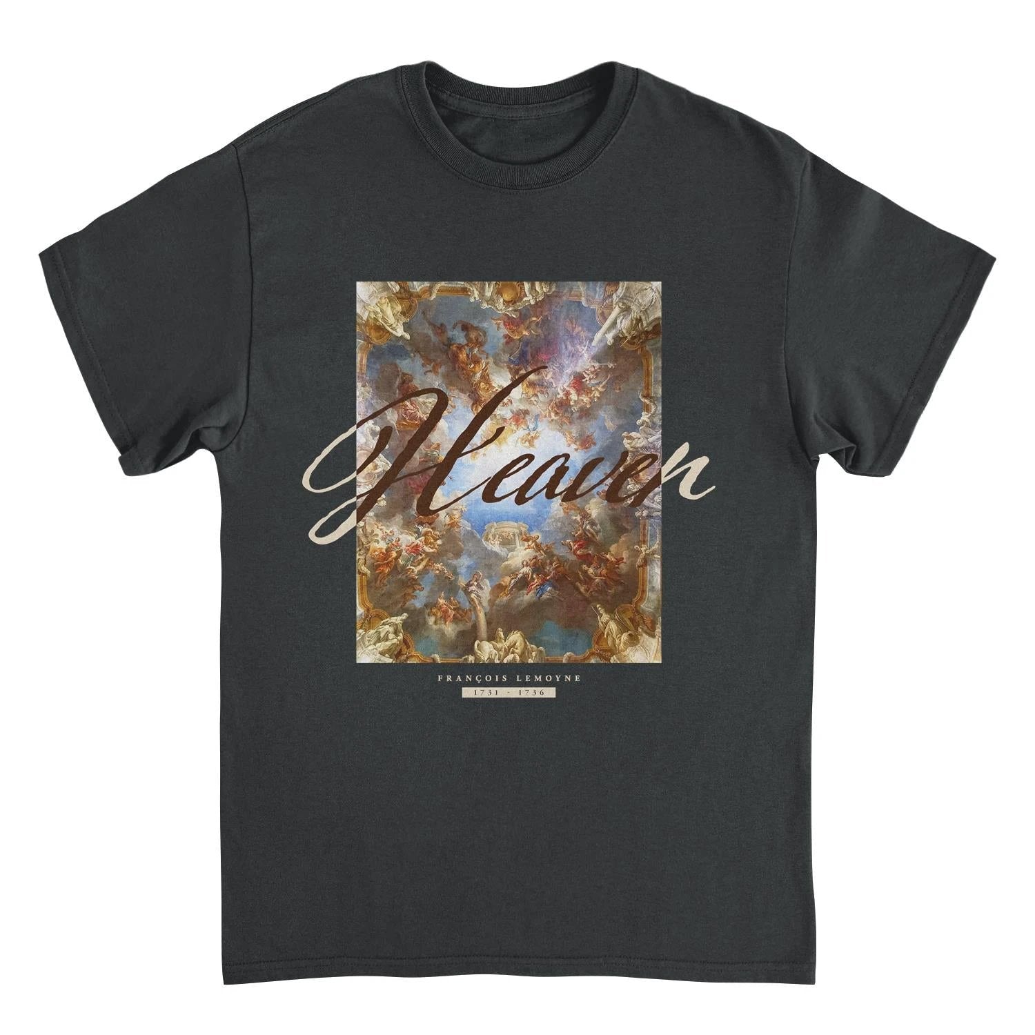 Classic Paintings Heaven Lemoyne Black T-Shirt by HandyShopping4U2