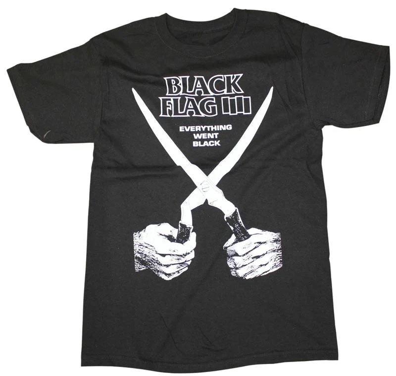 Black Flag Band T-shirt Everything went Black Album Tee SST Records by HandyShopping4U2