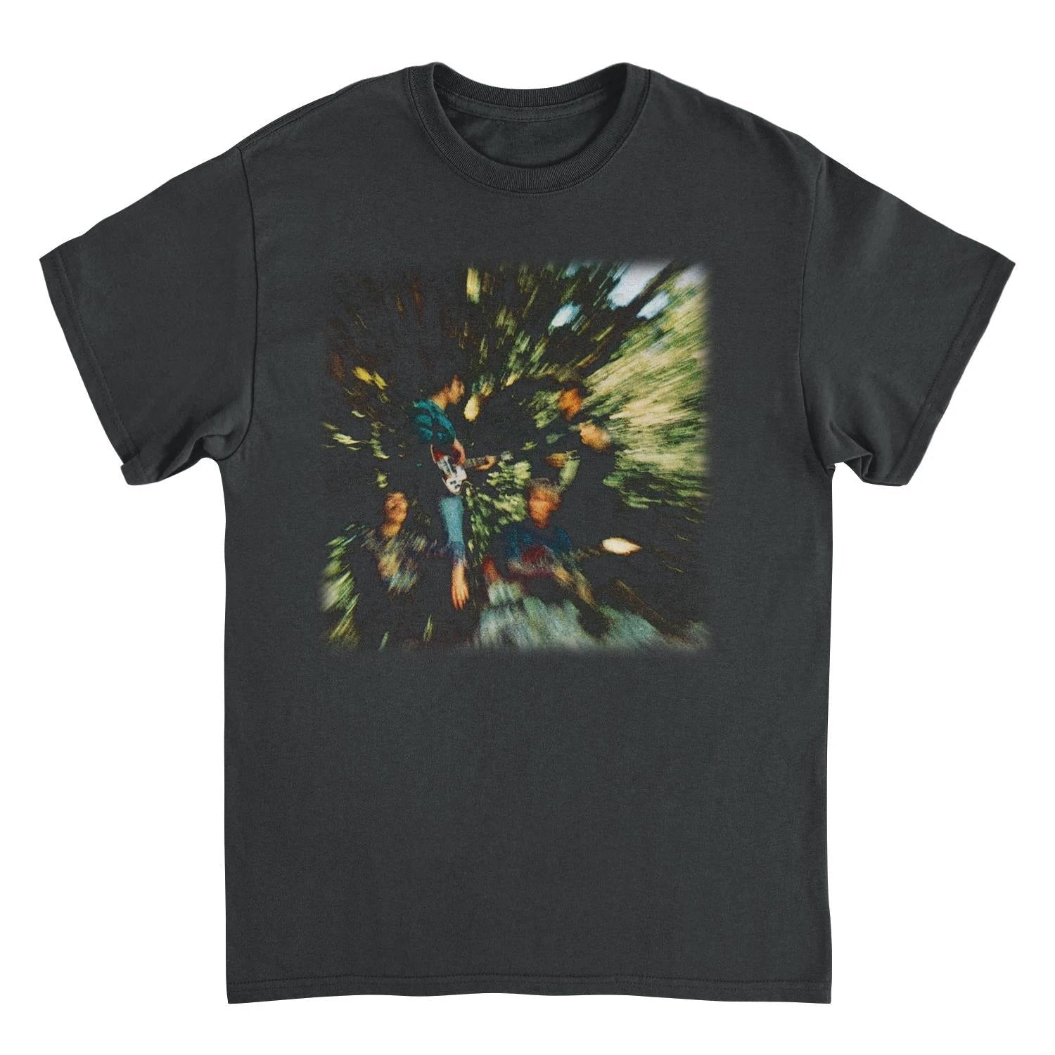 Creedence Clearwater Revival zoom blur black t shirt featuring CCR graphic design classic rock band tee