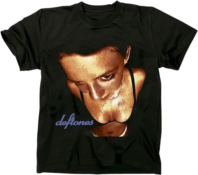 Deftones Around the Fur album t shirt featuring iconic cover artwork on black alternative metal band tee