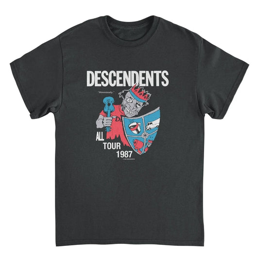 Descendents All Tour 87 t shirt black vintage punk band tour tee officially licensed merch