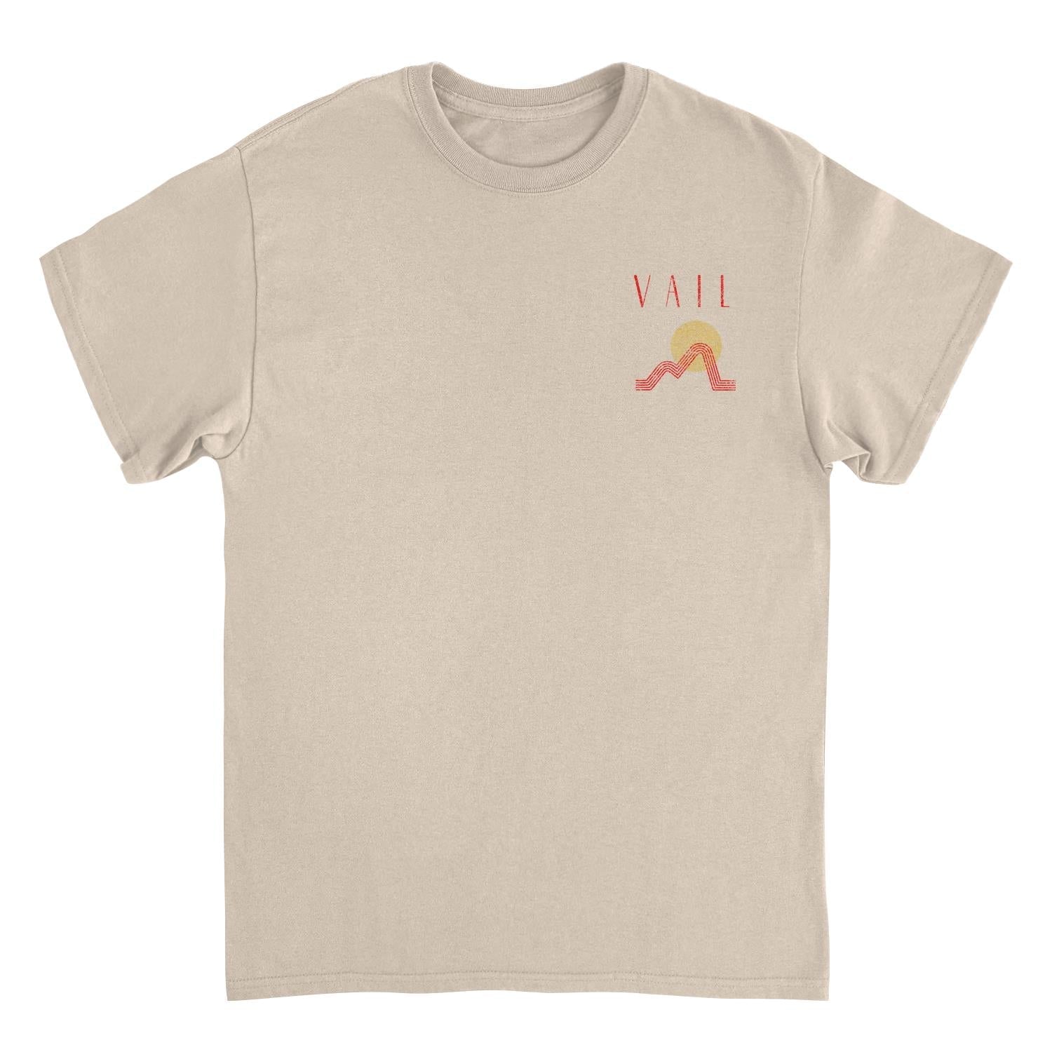 Skiing & Snowboarding Vail Front & Back Print T-Shirt by HandyShopping4U2