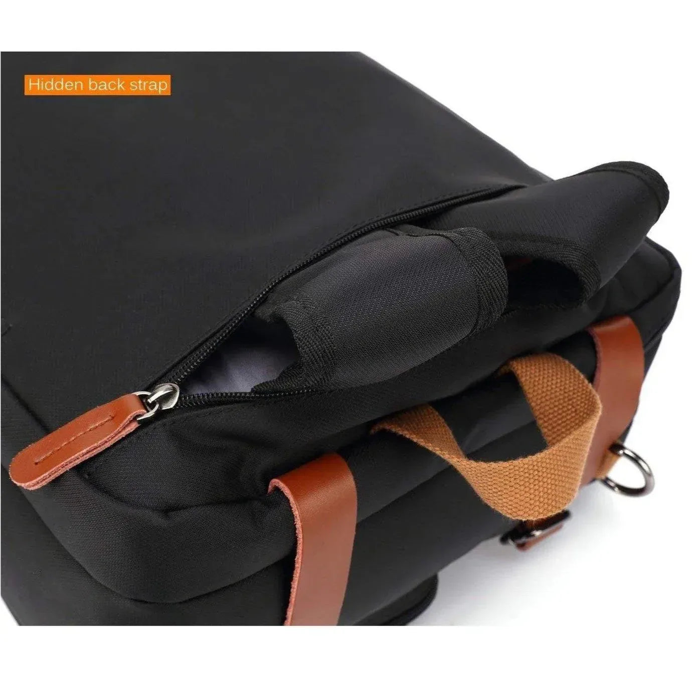 Oxford Canvas Messenger Bag – 3-in-1 Convertible Laptop Briefcase
