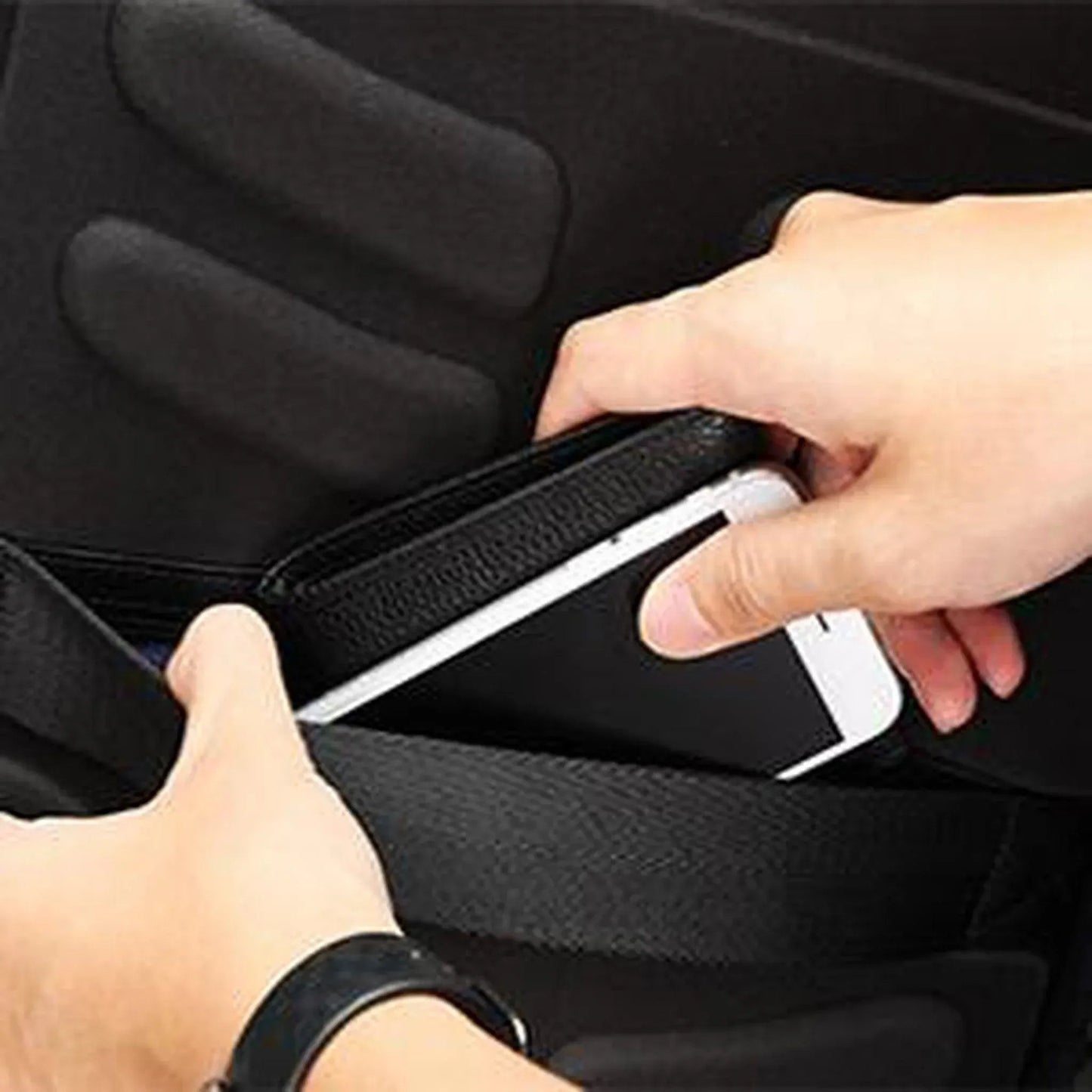 Anti-Theft Leather Backpack – Smart USB Charging & 15.6″ Laptop Compartment