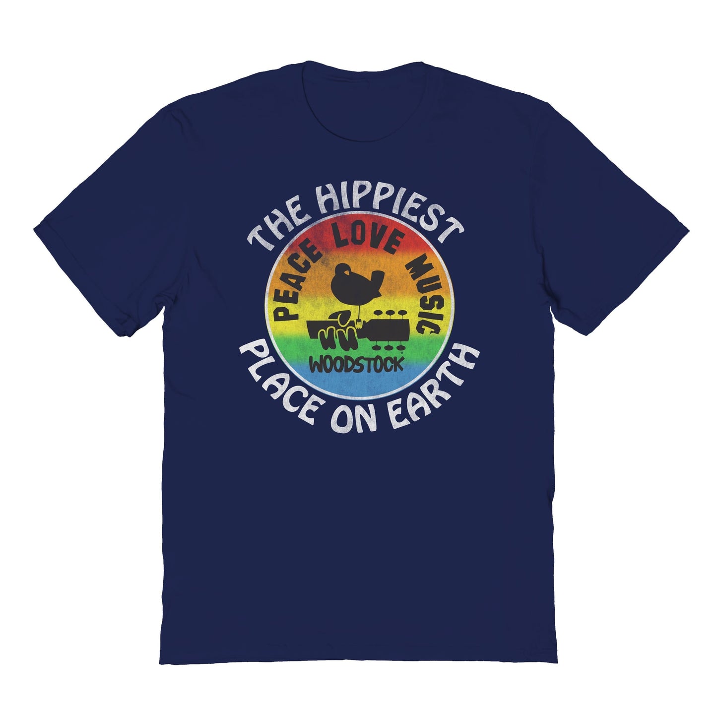 Goodie Two Sleeves Woodstock Hippiest Place on Earth T-Shirt