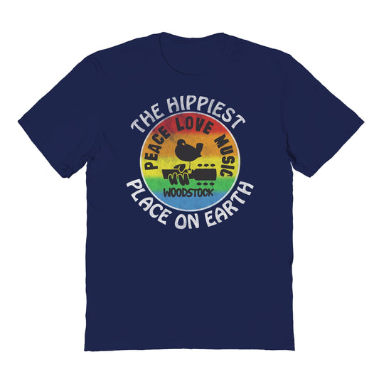 Goodie Two Sleeves Woodstock Hippiest Place on Earth T-Shirt