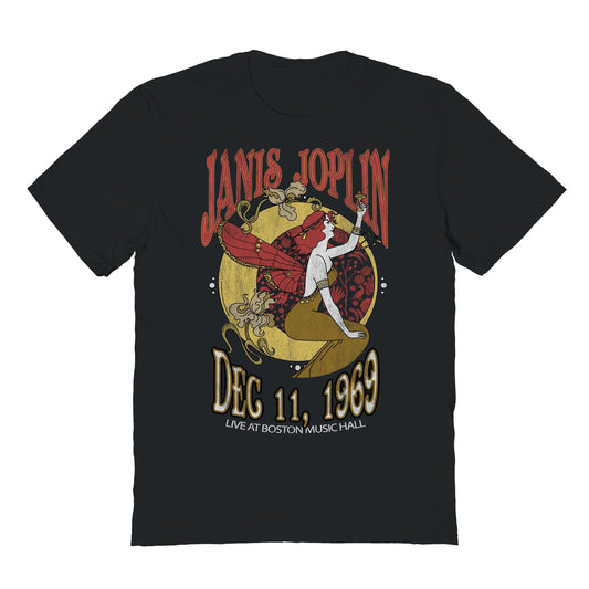 Goodie Two Sleeves Janis Joplin Nouveau Boston Music Hall T-Shirt