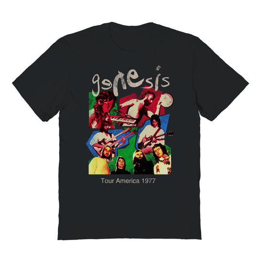 Goodie Two Sleeves Genesis Tour 77 Black T-Shirt