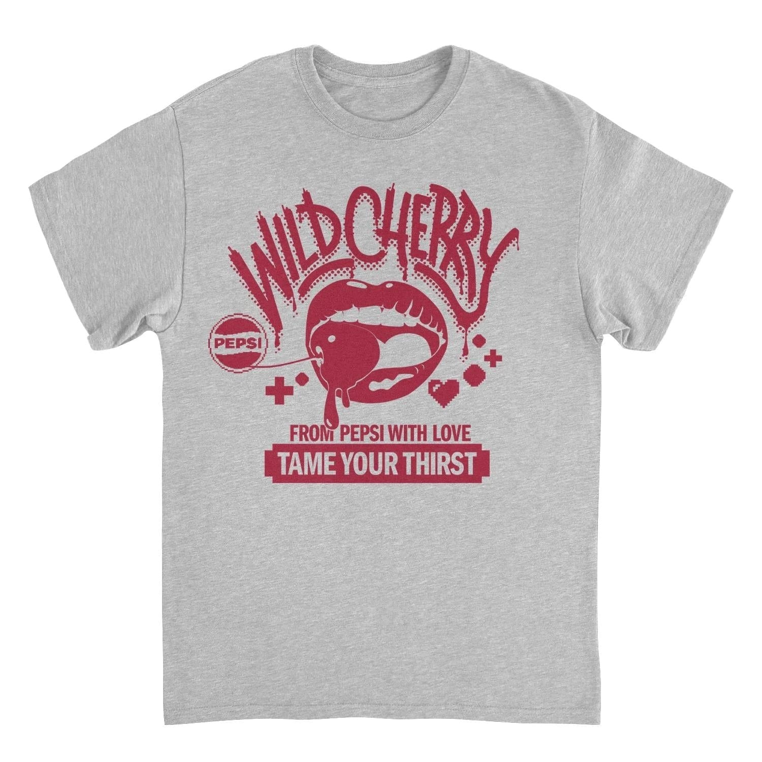 Pepsi Taste the Cherry Pepsi Sport Gray T-Shirt by HandyShopping4U2
