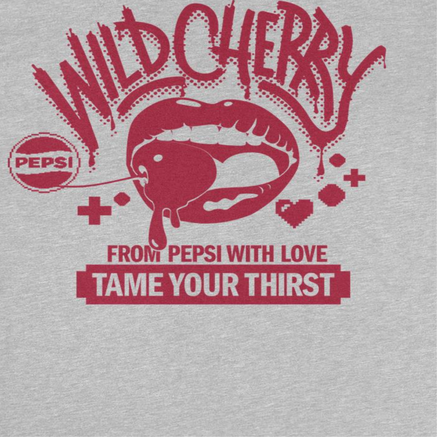 Pepsi Taste the Cherry Pepsi Sport Gray T-Shirt by HandyShopping4U2