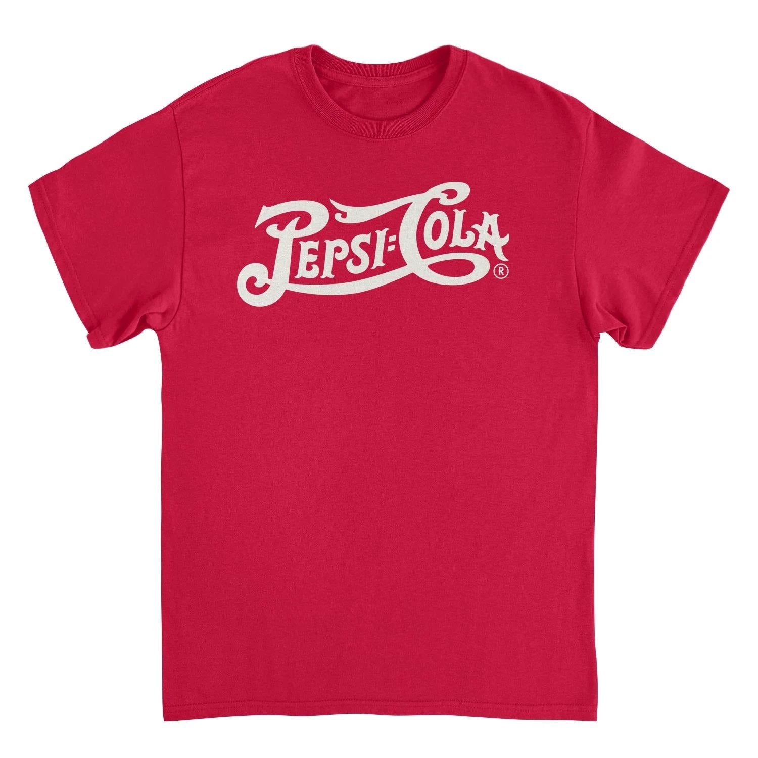 Pepsi Vintage Logo Invert Red T-Shirt by HandyShopping4U2