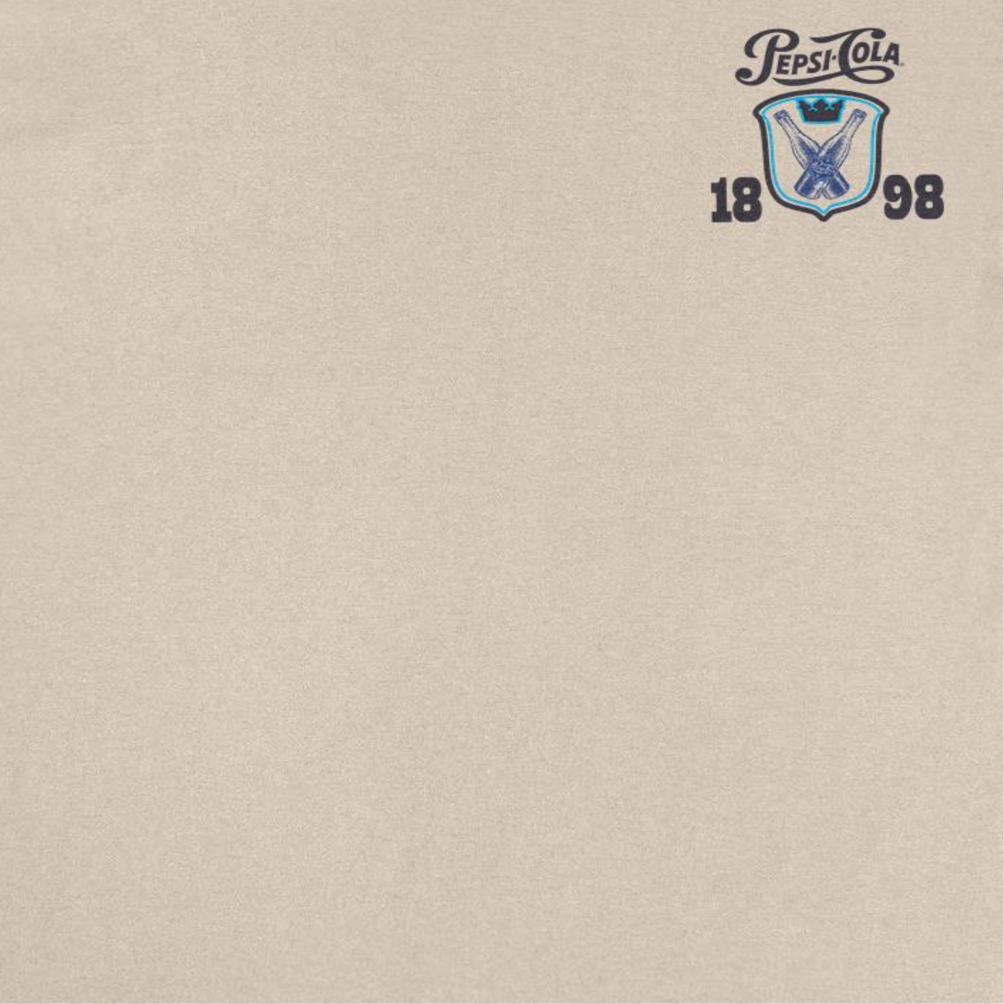 Pepsi Crest 1898 Sand T-Shirt by HandyShopping4U2