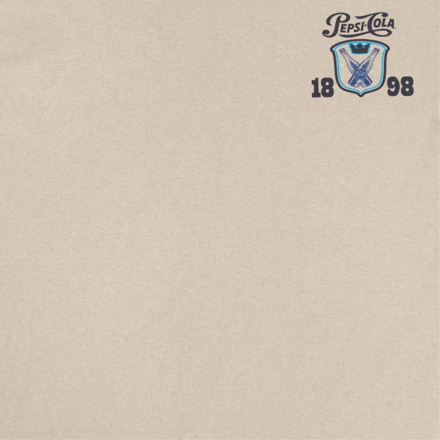 Pepsi Crest 1898 Sand T-Shirt by HandyShopping4U2