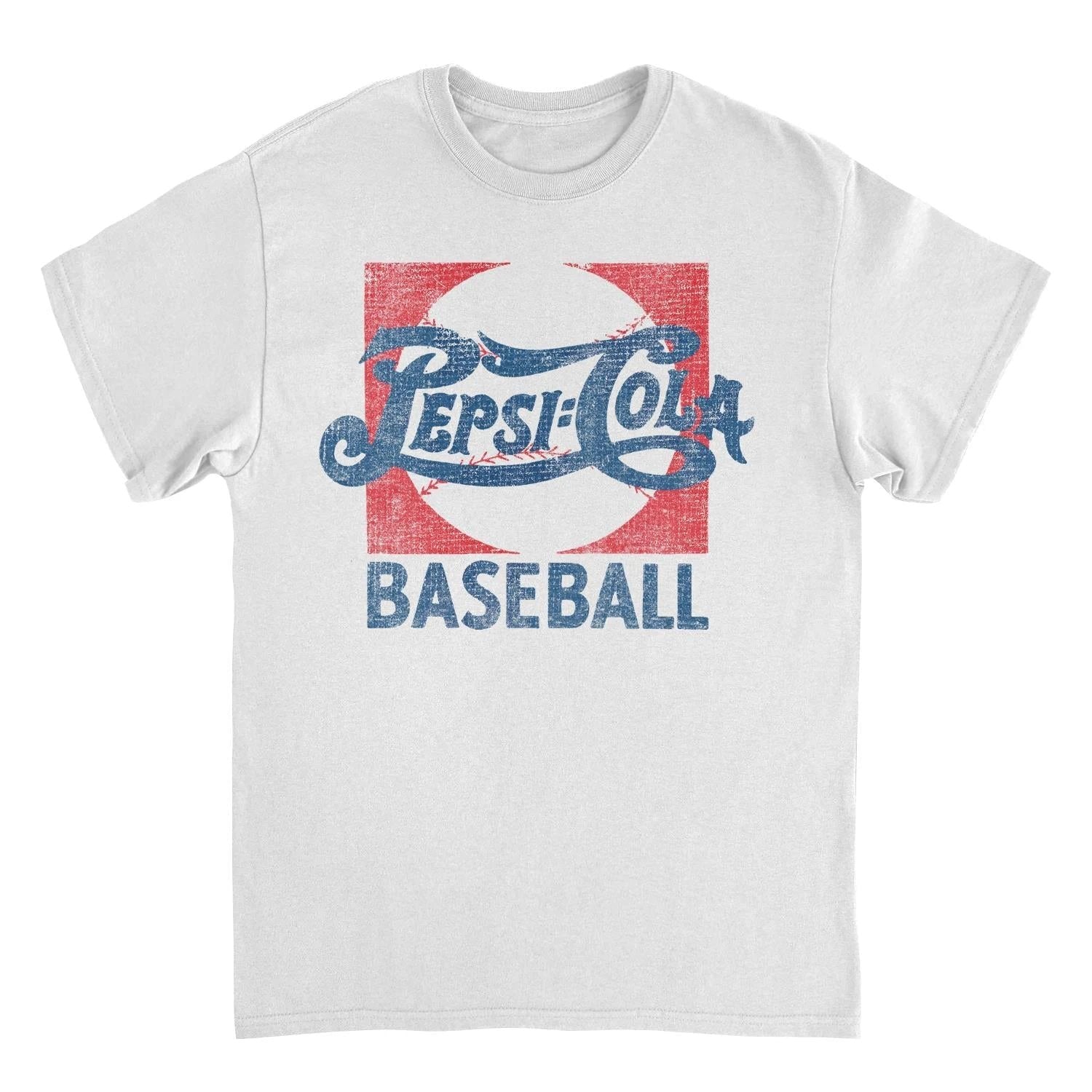 Pepsi Baseball White T-Shirt by HandyShopping4U2