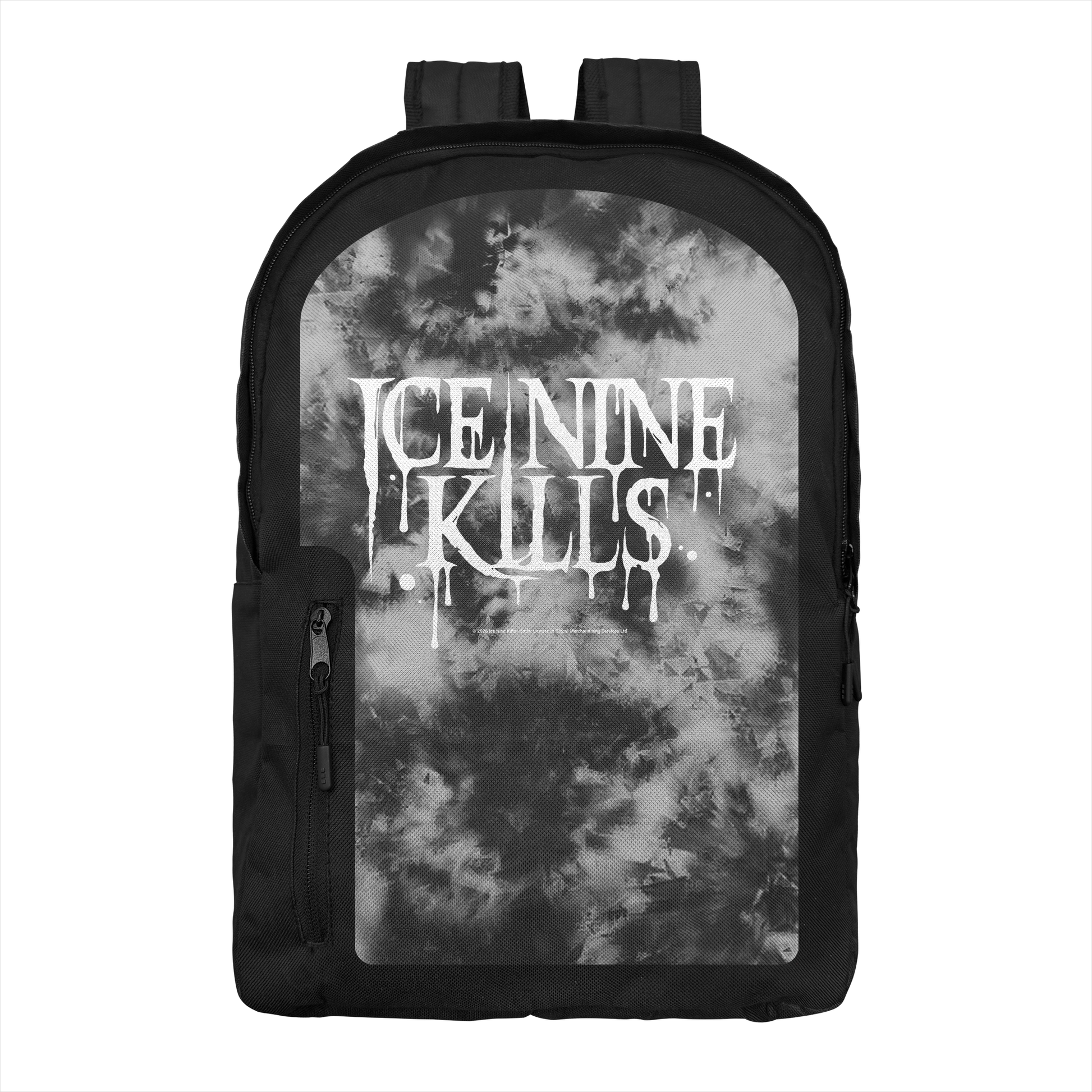 Ice Nine Kills drippy logo backpack black horror band merch backpack
