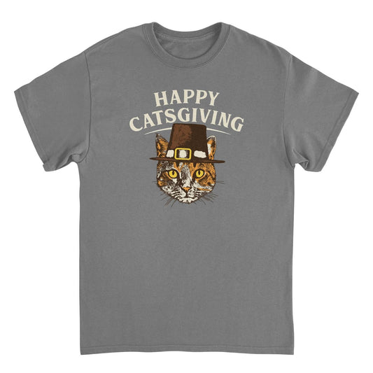 Thanksgiving T-Shirt - Happy Catsgiving