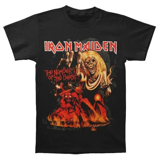 Iron Maiden Number of the Beast Men's T-shirt Officially Licensed