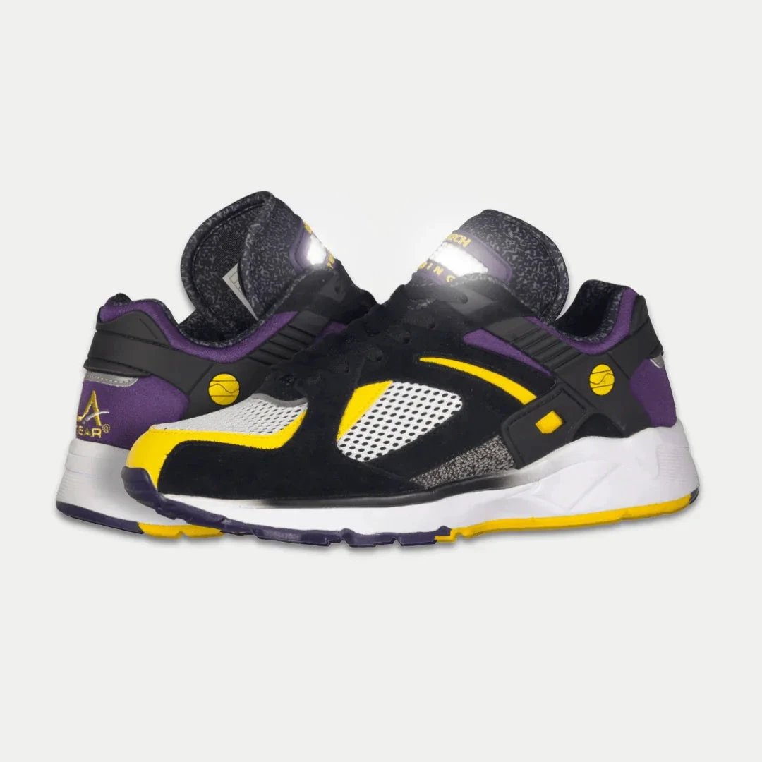 LA Gear Men's Catapult Light-Up Lowtop | Black x Purple x Yellow by HandyShopping4U2