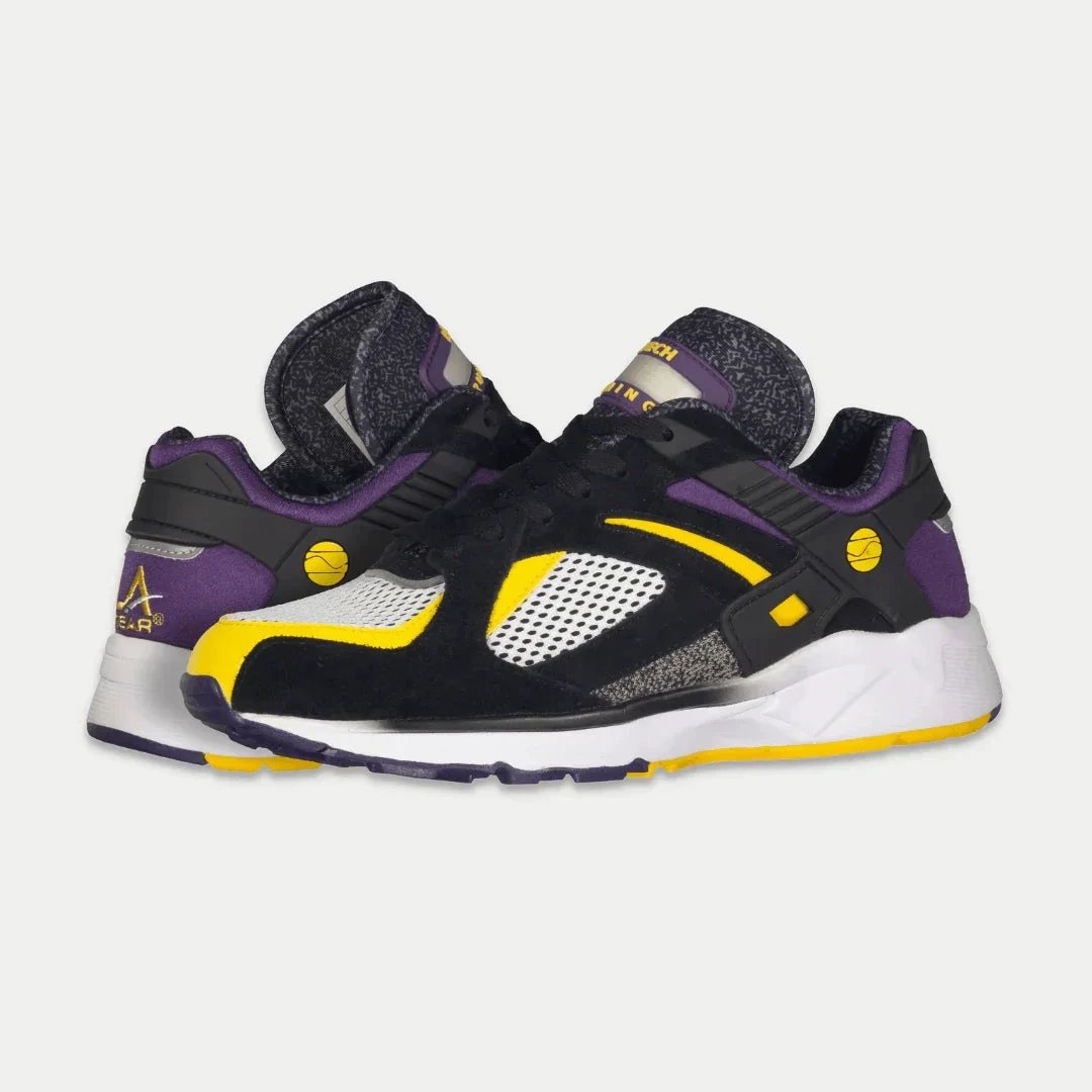 LA Gear Men's Catapult Light-Up Lowtop | Black x Purple x Yellow by HandyShopping4U2