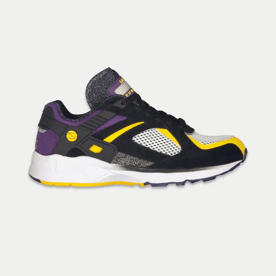 LA Gear Men's Catapult Light-Up Lowtop | Black x Purple x Yellow by HandyShopping4U2
