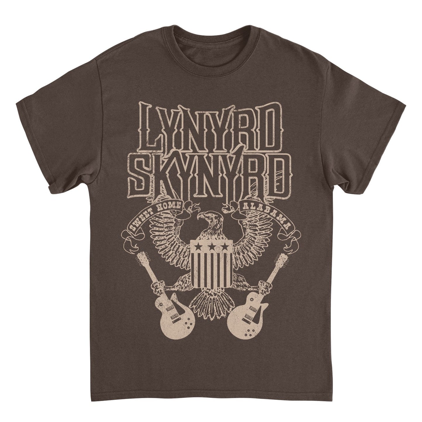 Lynyrd Skynyrd Sweet Home Alabama tee with eagle, guitar, and vintage Southern rock artwork