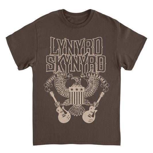 Lynyrd Skynyrd Sweet Home Alabama tee with eagle, guitar, and vintage Southern rock artwork