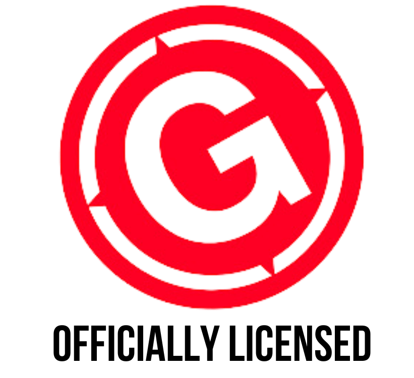 Officially licensed merchandise logo indicating authentic, authorized product