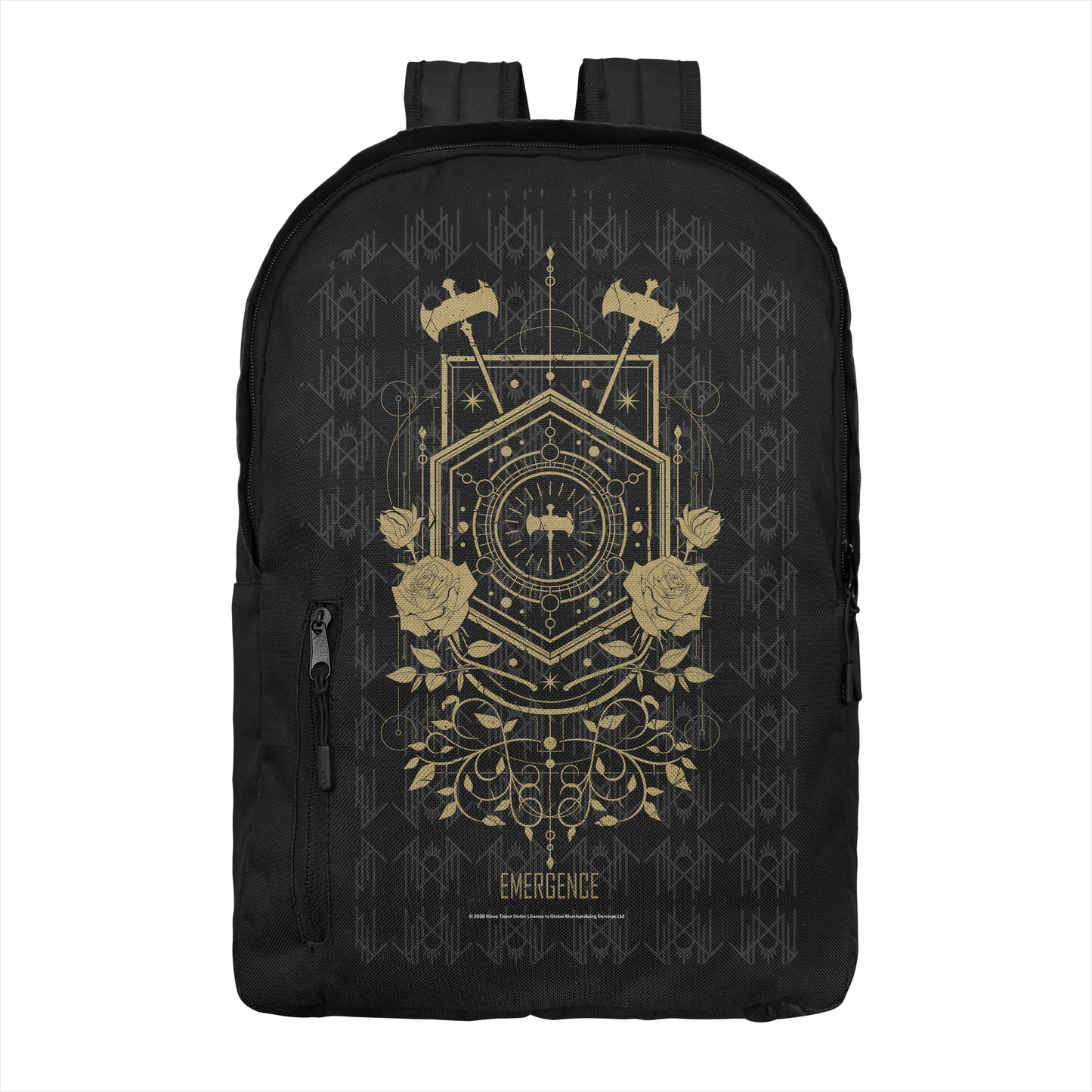 Sleep Token Emergence backpack gold geometric symbol band merch bag