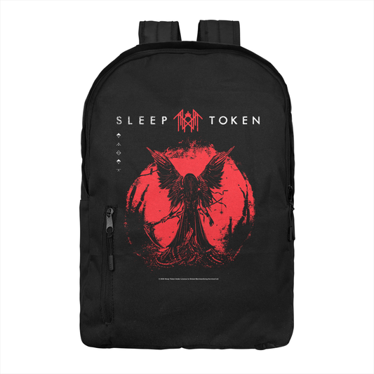 Sleep Token TMBTE backpack red symbol Take Me Back To Eden band merch bag