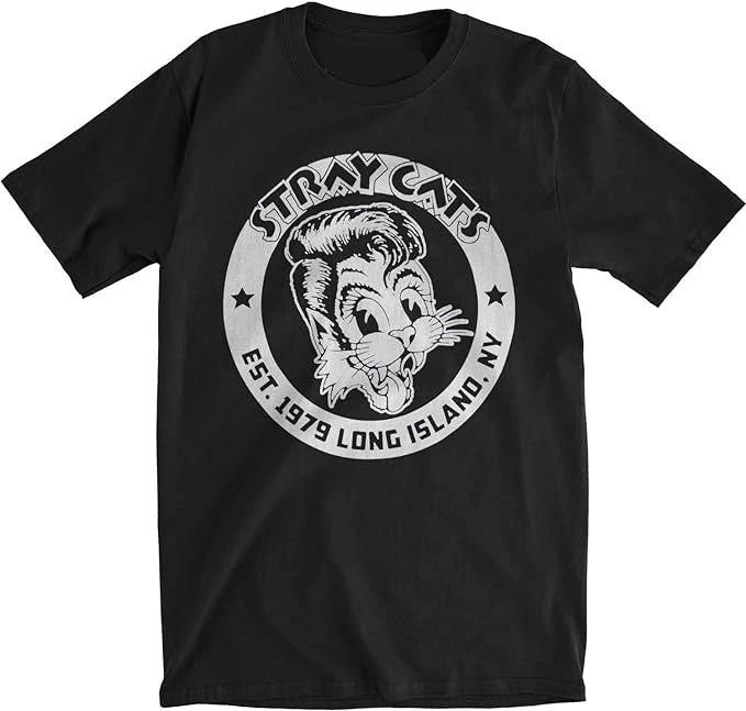 Stray Cats Band Mens T-shirt- Brian Setzer by HandyShopping4U2