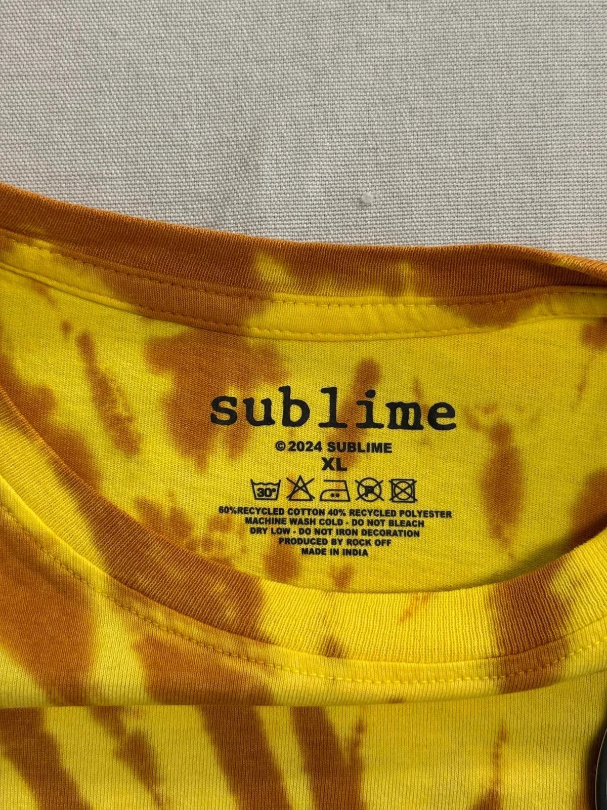 Sublime shirt inner label size tag official band merch cotton blend