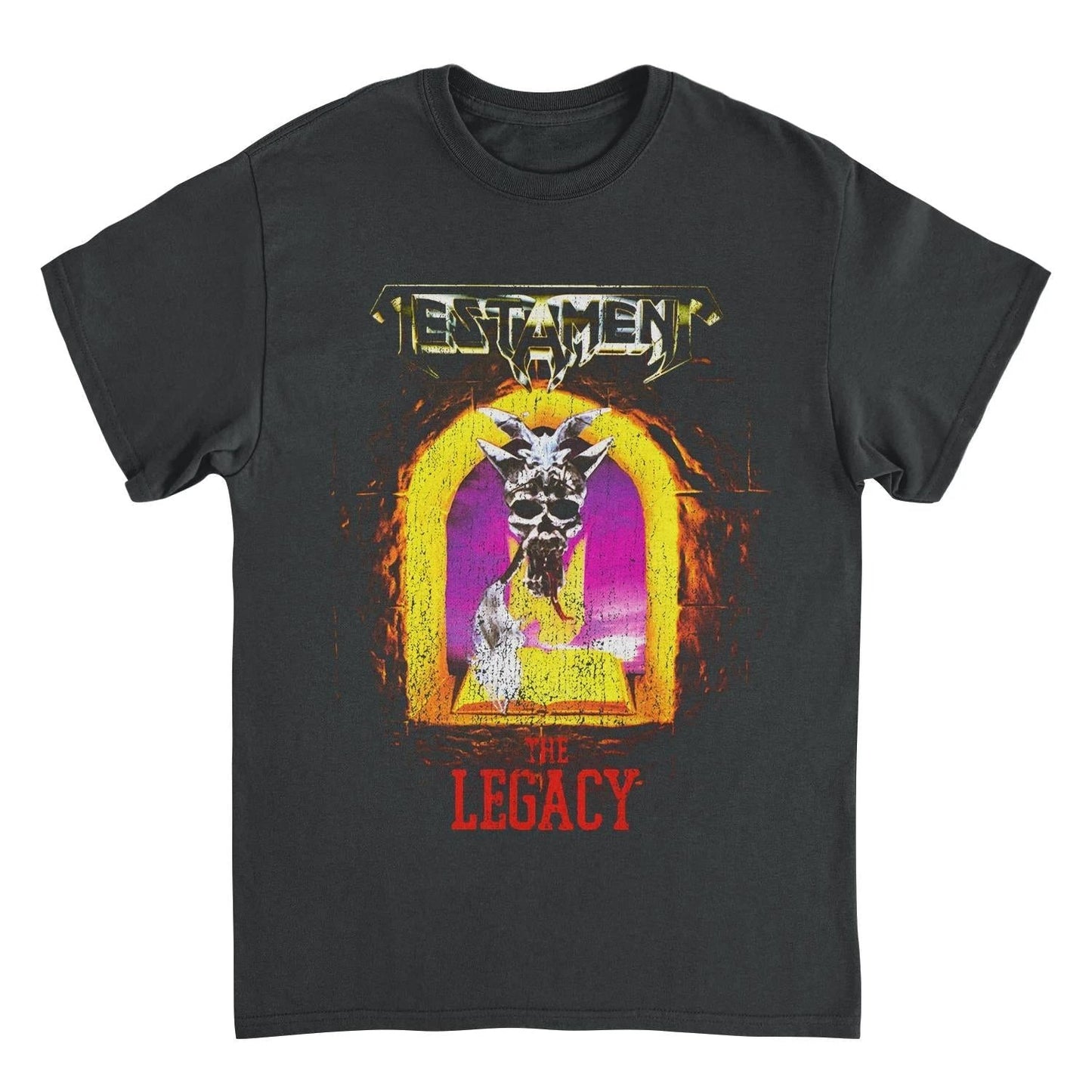 Testament The Legacy shirt with classic album artwork thrash metal band tee