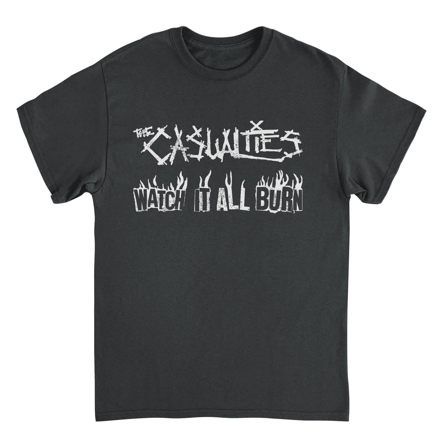 The Casualties All Out War Back T-Shirt – Punk Band Tee